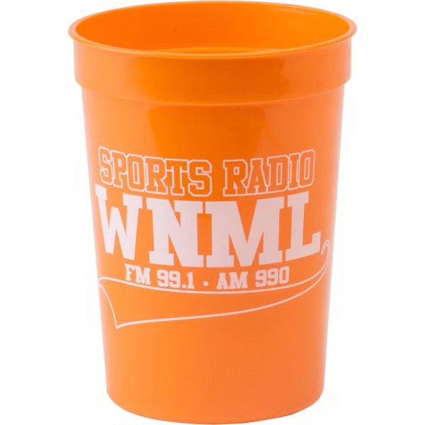 12 oz. Smooth Wall Plastic Stadium Cup - 12 oz. Smooth Wall Plastic Stadium Cup - Image 0 of 17