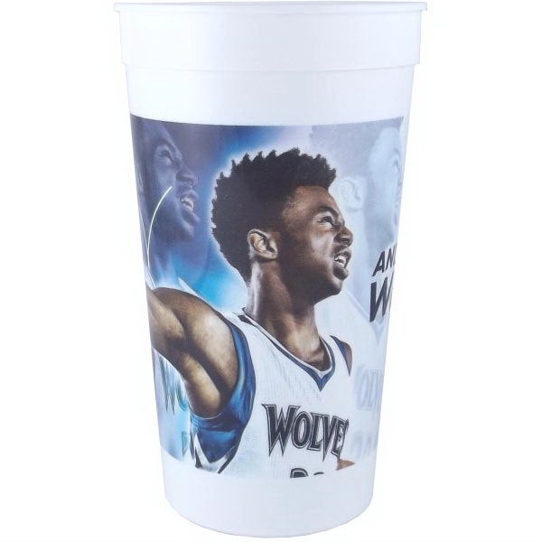 32 oz. Smooth Walled Stadium Cup with RealColor360 Imprint - 32 oz. Smooth Walled Stadium Cup with RealColor360 Imprint - Image 1 of 1