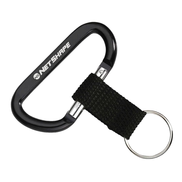 Carabiner with Strap - Carabiner with Strap - Image 1 of 4