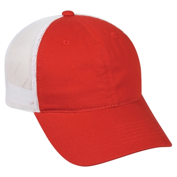 Heavy Garment Washed Mesh Back Cap - Heavy Garment Washed Mesh Back Cap - Image 1 of 38