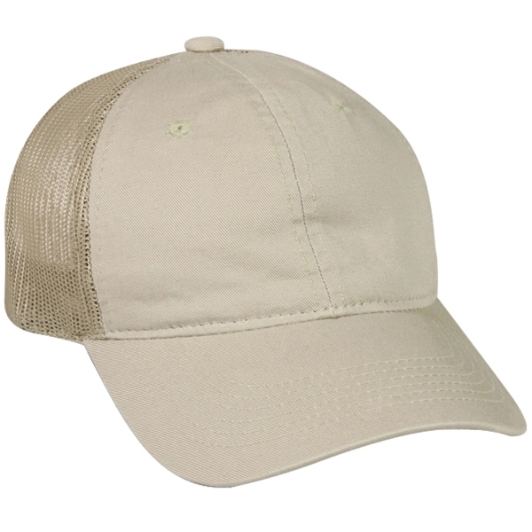 Heavy Garment Washed Mesh Back Cap - Heavy Garment Washed Mesh Back Cap - Image 3 of 38