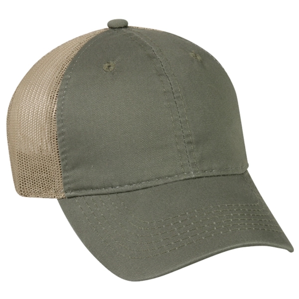 Heavy Garment Washed Mesh Back Cap - Heavy Garment Washed Mesh Back Cap - Image 5 of 38