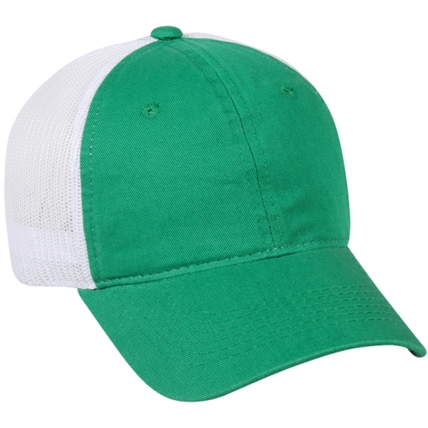 Heavy Garment Washed Mesh Back Cap - Heavy Garment Washed Mesh Back Cap - Image 9 of 38