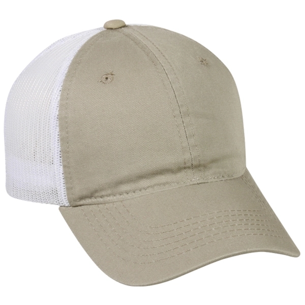 Heavy Garment Washed Mesh Back Cap - Heavy Garment Washed Mesh Back Cap - Image 10 of 38