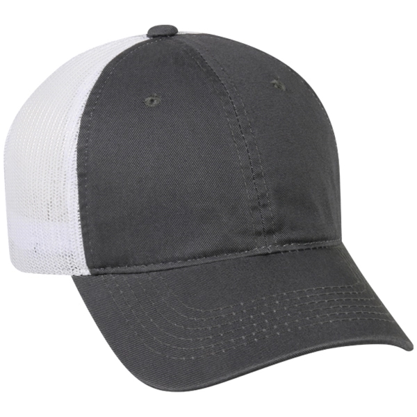 Heavy Garment Washed Mesh Back Cap - Heavy Garment Washed Mesh Back Cap - Image 15 of 38