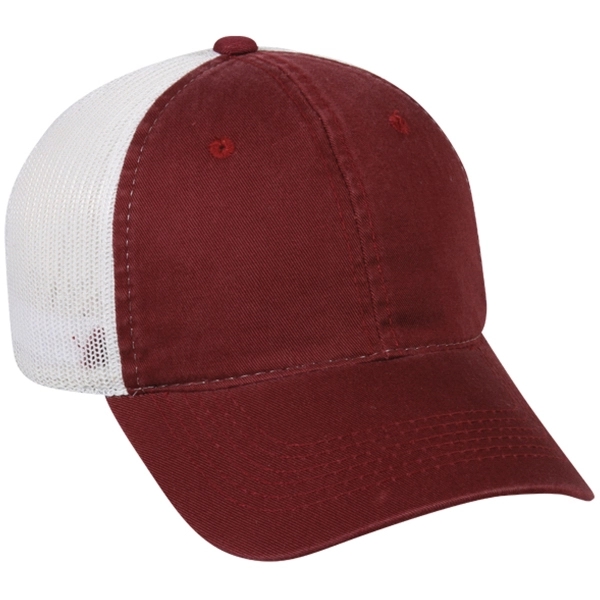 Heavy Garment Washed Mesh Back Cap - Heavy Garment Washed Mesh Back Cap - Image 17 of 38