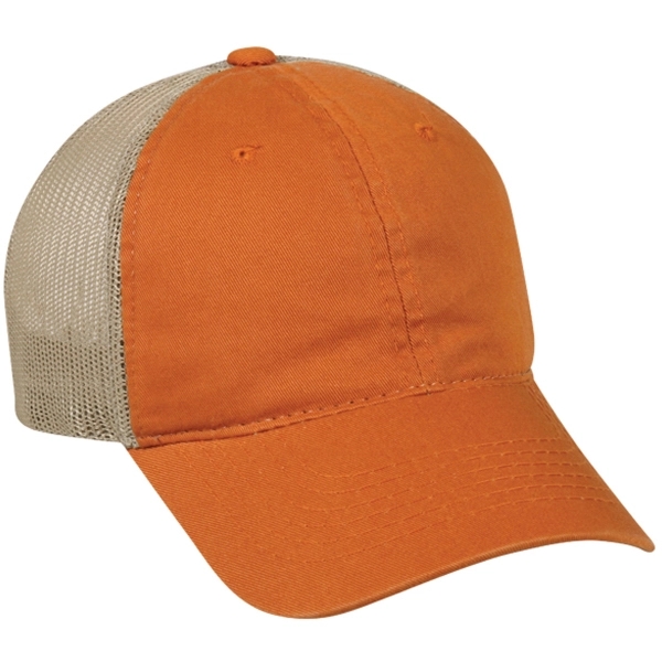 Heavy Garment Washed Mesh Back Cap - Heavy Garment Washed Mesh Back Cap - Image 20 of 38