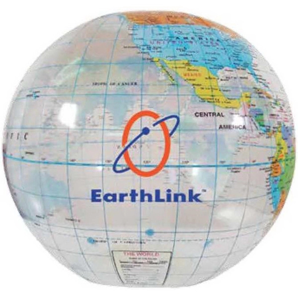 Custom Globe Beach Ball