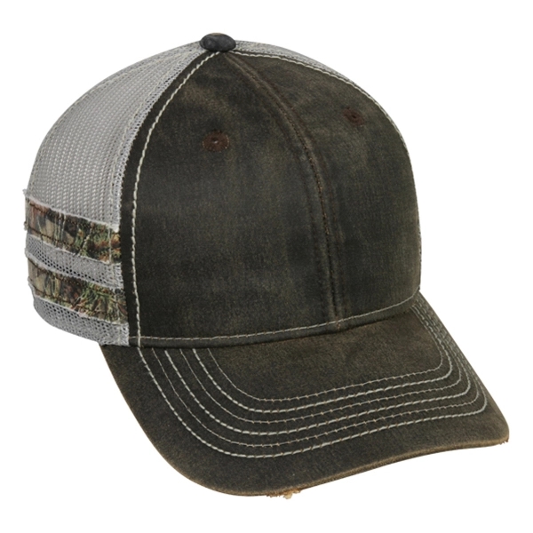 Custom Weathered Cotton Meshback Cap