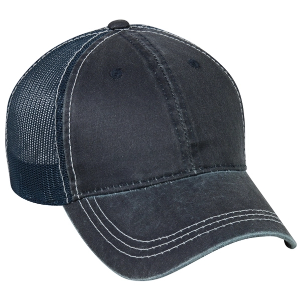 Weathered Cotton Mesh Back Cap - Weathered Cotton Mesh Back Cap - Image 2 of 6