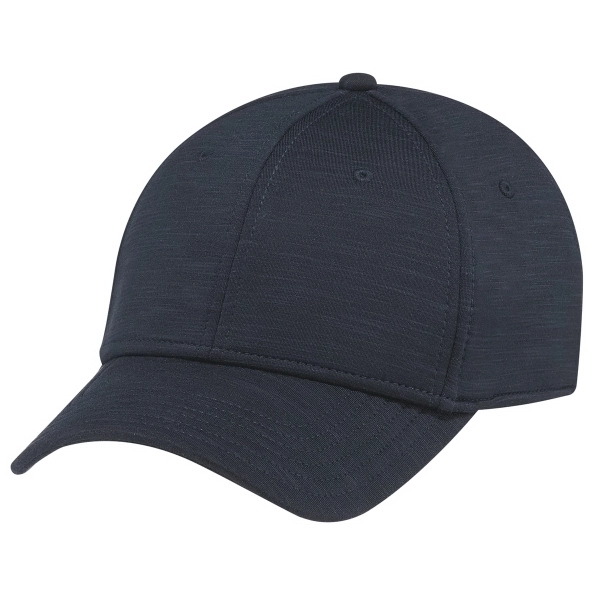 Six Panel Polyester Marl & Spandex Baseball Cap - Six Panel Polyester Marl & Spandex Baseball Cap - Image 1 of 10