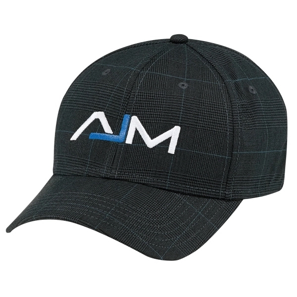 Six Panel Polyester Plaid & Spandex Cap - Six Panel Polyester Plaid & Spandex Cap - Image 0 of 7
