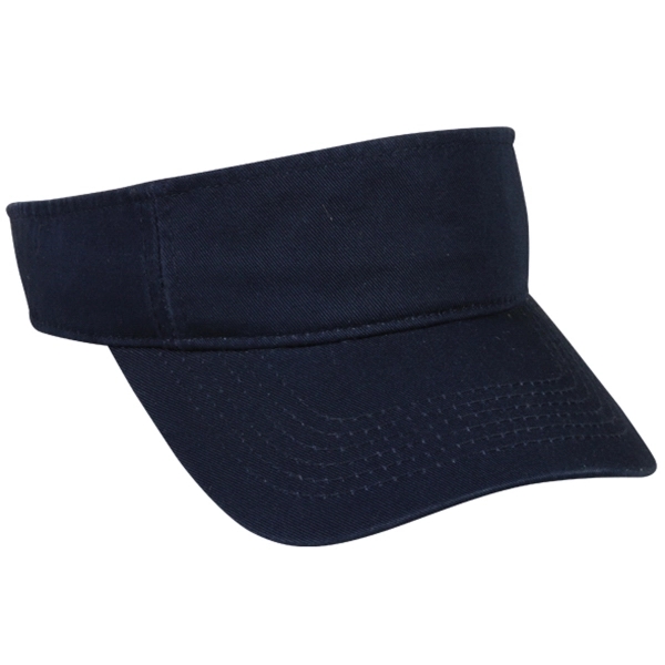 Garment Washed Twill Visor - Garment Washed Twill Visor - Image 1 of 16