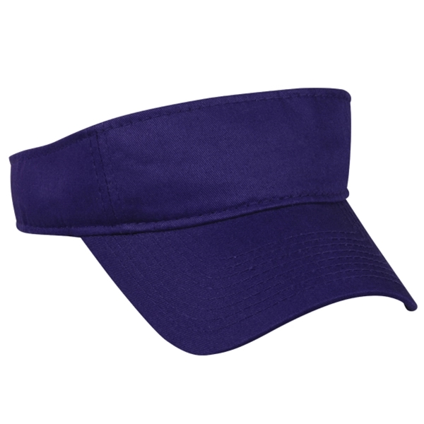 Cotton Twill Visor - Cotton Twill Visor - Image 1 of 16