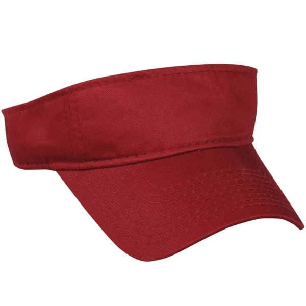 Cotton Twill Visor - Cotton Twill Visor - Image 12 of 16