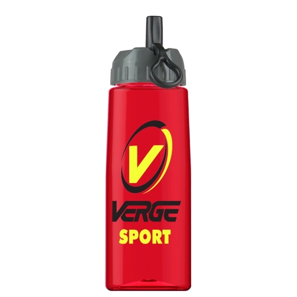 26 oz Flair Bottle with Ring Straw Lid - 26 oz Flair Bottle with Ring Straw Lid - Image 1 of 13