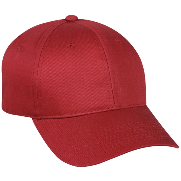 Youth Structured Cotton Twill Cap - Youth Structured Cotton Twill Cap - Image 5 of 32