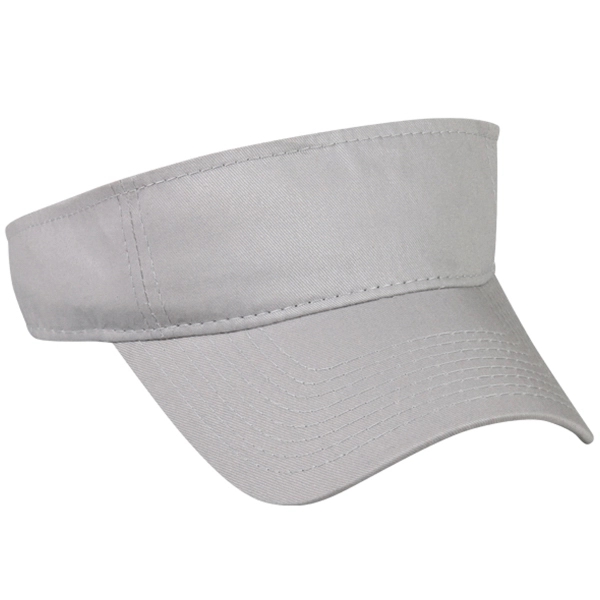 Cotton Twill Youth Visor - Cotton Twill Youth Visor - Image 6 of 14