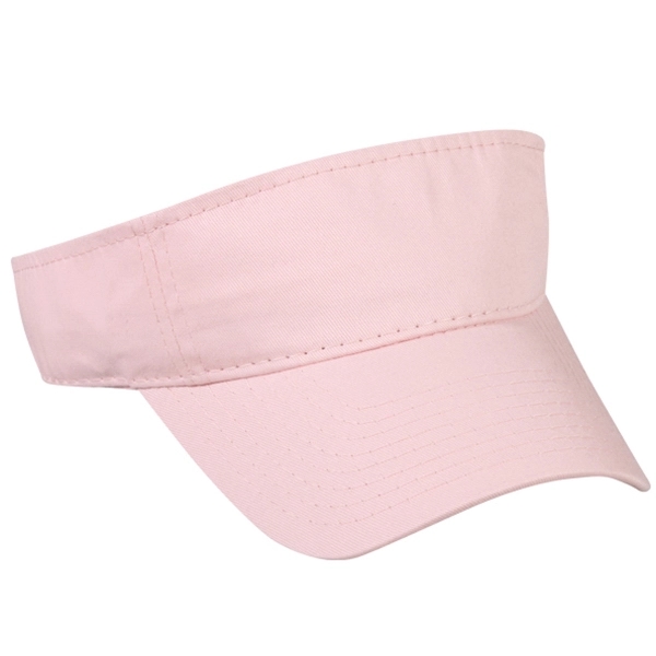 Cotton Twill Youth Visor - Cotton Twill Youth Visor - Image 10 of 14