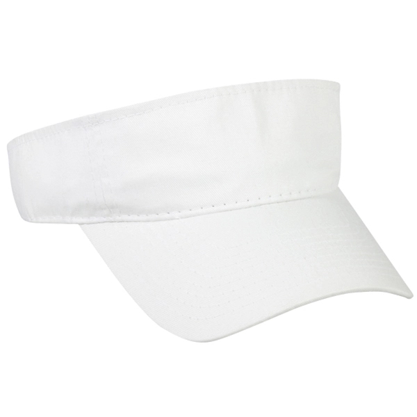Cotton Twill Youth Visor - Cotton Twill Youth Visor - Image 14 of 14