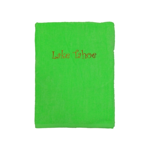 EMB 30x60 Terry Velour Beach Towel. - EMB 30x60 Terry Velour Beach Towel. - Image 15 of 51