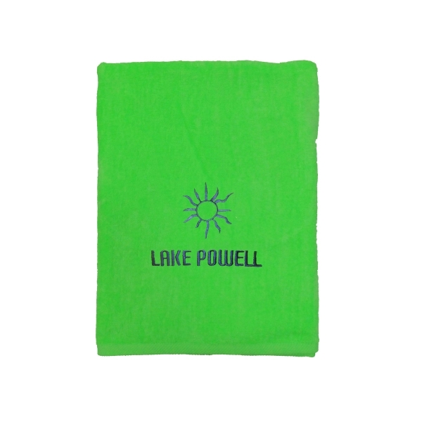 EMB 30x60 Terry Velour Beach Towel. - EMB 30x60 Terry Velour Beach Towel. - Image 16 of 51