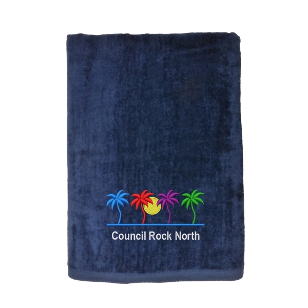 EMB 30x60 Terry Velour Beach Towel. - EMB 30x60 Terry Velour Beach Towel. - Image 20 of 51