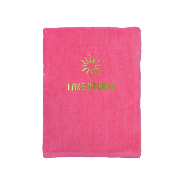 EMB 30x60 Terry Velour Beach Towel. - EMB 30x60 Terry Velour Beach Towel. - Image 21 of 51