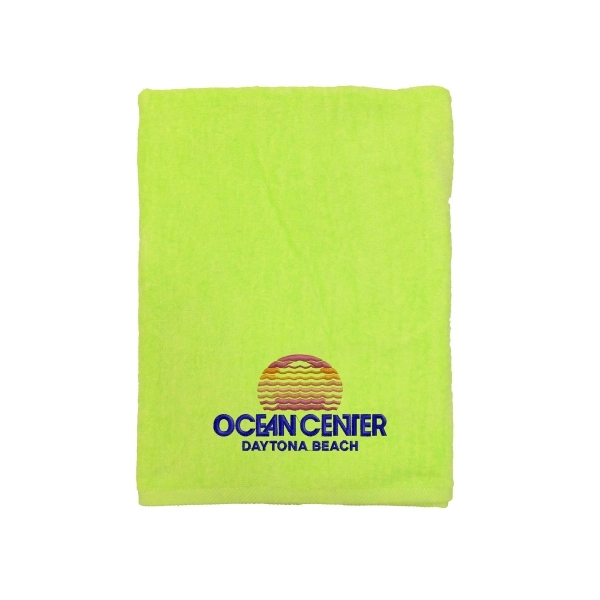 EMB 30x60 Terry Velour Beach Towel. - EMB 30x60 Terry Velour Beach Towel. - Image 25 of 51