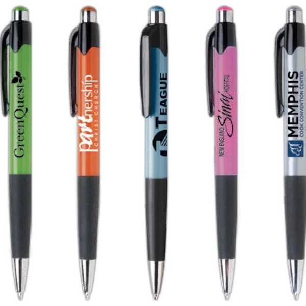 Mardi Gras™ Night Ballpoint Click Action Pen - Mardi Gras™ Night Ballpoint Click Action Pen - Image 0 of 12