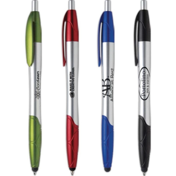 Janita™ Chrome Stylus Pen (US Pat. 8,847,930 & 9,092,077)