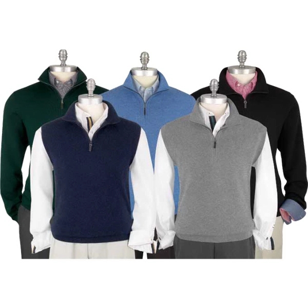 Fairway & Greene Men's Merino Quarter-Zip Windsweater - Fairway & Greene Men's Merino Quarter-Zip Windsweater - Image 2 of 5