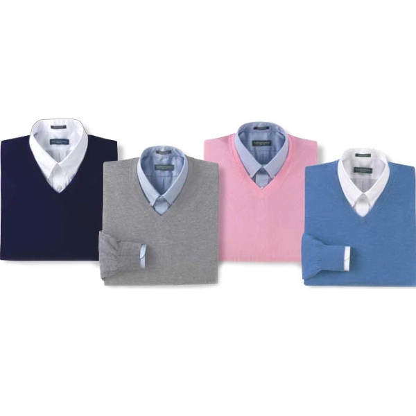 Fairway & Greene Men's Merino Long Sleeve V-Neck Sweater - Fairway & Greene Men's Merino Long Sleeve V-Neck Sweater - Image 2 of 2