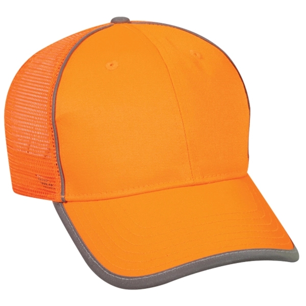Custom Safety Mesh Back Cap