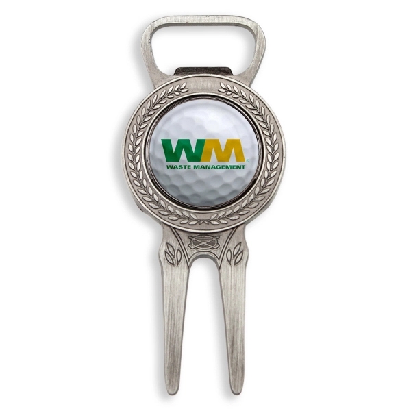 Custom Golf Gift Set with Bottle Opener Divot Tool
