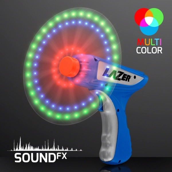 LED Spinning Lights Space Blaster Toy Gun - LED Spinning Lights Space Blaster Toy Gun - Image 0 of 1