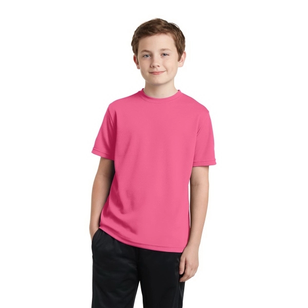 Sport-Tek Youth PosiCharge RacerMesh Tee. - Sport-Tek Youth PosiCharge RacerMesh Tee. - Image 12 of 117