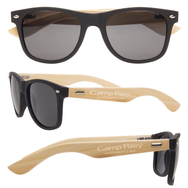 Wooden Bamboo Sunglasses - Wooden Bamboo Sunglasses - Image 1 of 4