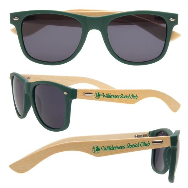 Wooden Bamboo Sunglasses - Wooden Bamboo Sunglasses - Image 3 of 4