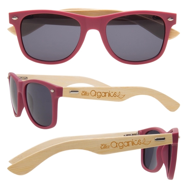 Wooden Bamboo Sunglasses - Wooden Bamboo Sunglasses - Image 4 of 4