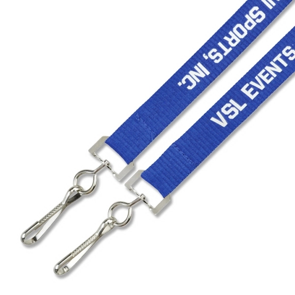 3/4" Event-Style Custom Dye-Sublimated Lanyard/Mask Holder - 3/4" Event-Style Custom Dye-Sublimated Lanyard/Mask Holder - Image 1 of 7