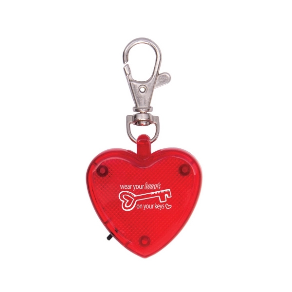 Light Up Heart Strobe Clip - Light Up Heart Strobe Clip - Image 0 of 0
