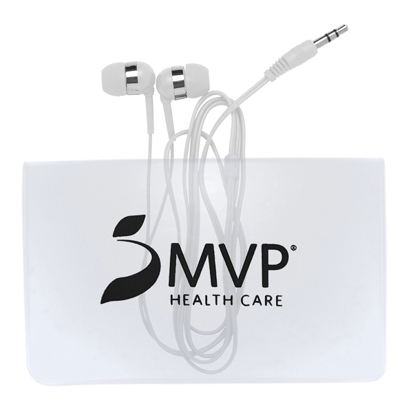 SMALL VINYL CASE WITH WHITE EARPHONES - SMALL VINYL CASE WITH WHITE EARPHONES - Image 1 of 8