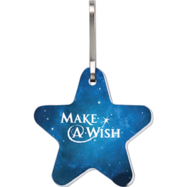 Bag & Luggage Tag (Zipper Pull) - Large Star - Full Color - Bag & Luggage Tag (Zipper Pull) - Large Star - Full Color - Image 0 of 1