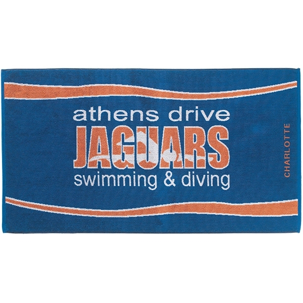 Custom Jacquard Terry Velour Beach Towels - Custom Jacquard Terry Velour Beach Towels - Image 1 of 1