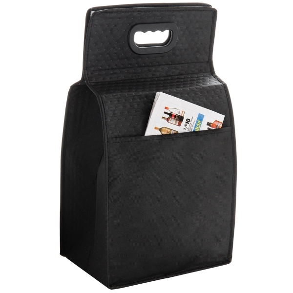 Insulated Wine Bag: 6 Bottle Tote - Screen Print - Insulated Wine Bag: 6 Bottle Tote - Screen Print - Image 1 of 1