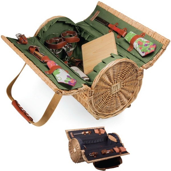 Verona Wine & Cheese Picnic Basket - Verona Wine & Cheese Picnic Basket - Image 1 of 1