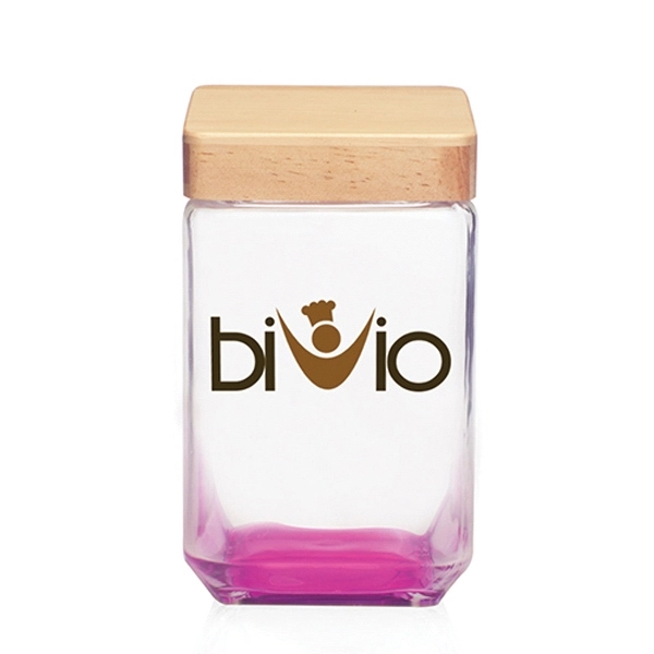 54 oz. Glass Candy Jar with Wooden Lid - 54 oz. Glass Candy Jar with Wooden Lid - Image 9 of 14