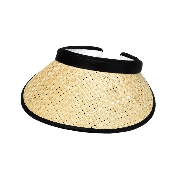 Straw Clip-On Visor - Straw Clip-On Visor - Image 1 of 1