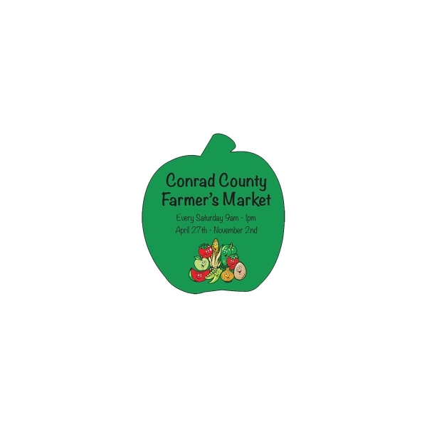 19 Mil Apple Shape Magnet for indoor use